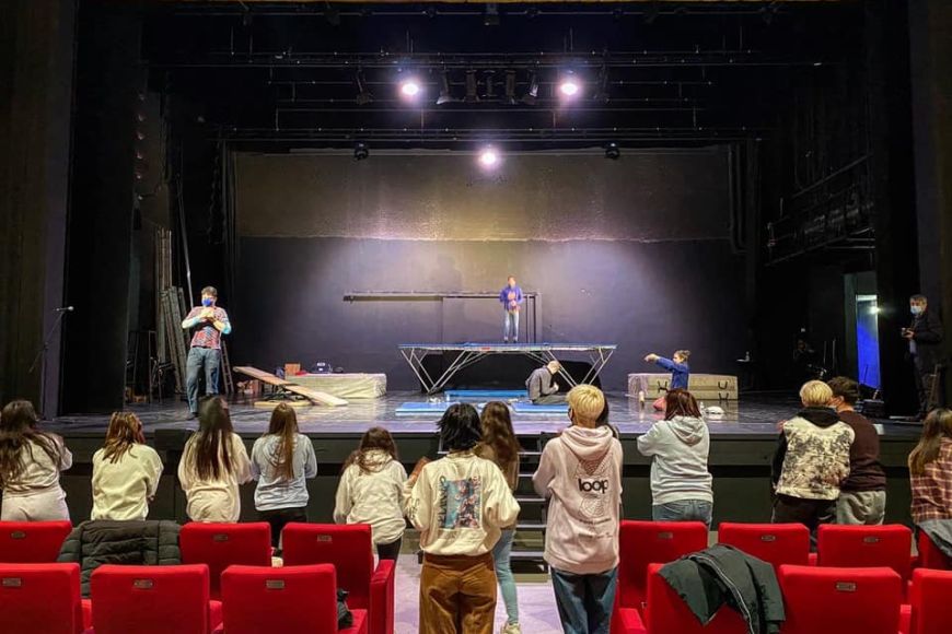 Producció Nacional de Circ - Taller amb estudiants de secundària - Desembre 2020 | © Figueres a Escena
